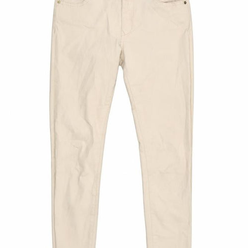 Zara Women Beige Skinny Jeans, Size 32, Excellent Condition
