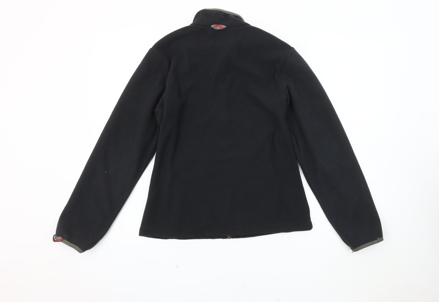 Decathlon Boys Black Basic Jacket, 14 Years, Full Zip, Casual