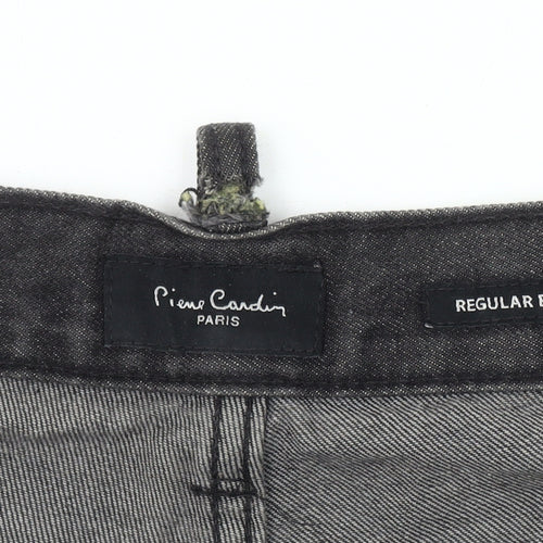 Pierre Cardin Men's Black Jeans 38S Regular Fit