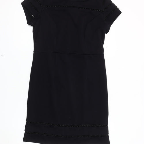 Definitions Women’s Black Dress Size 14 Short Sleeve
