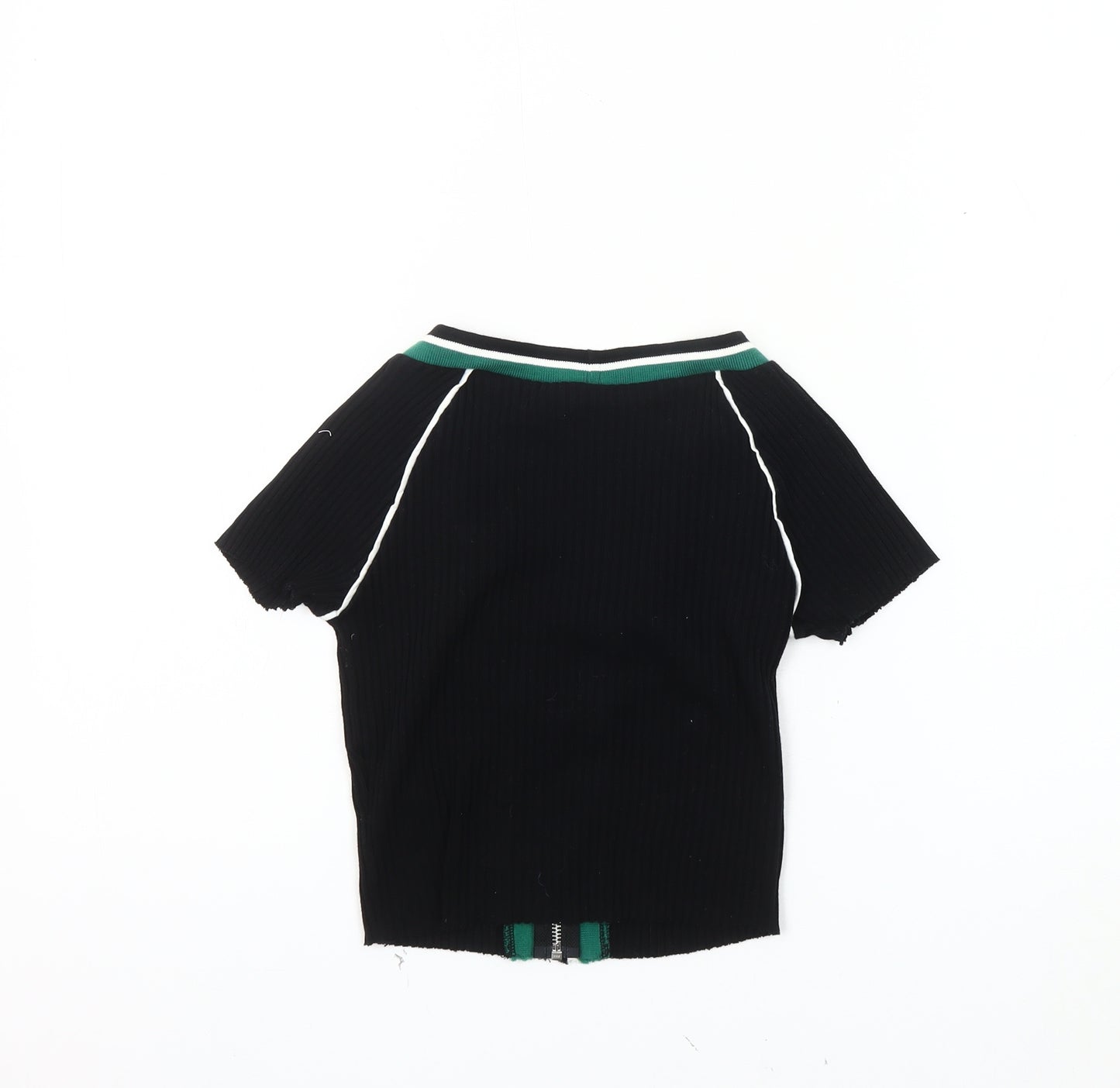 Urban Outfitters Women's Black XS V-Neck Knit Top