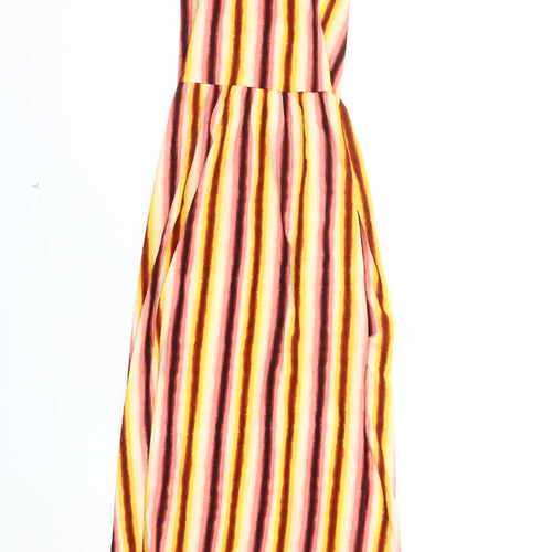 Warehouse Women Multicoloured Striped Maxi Dress