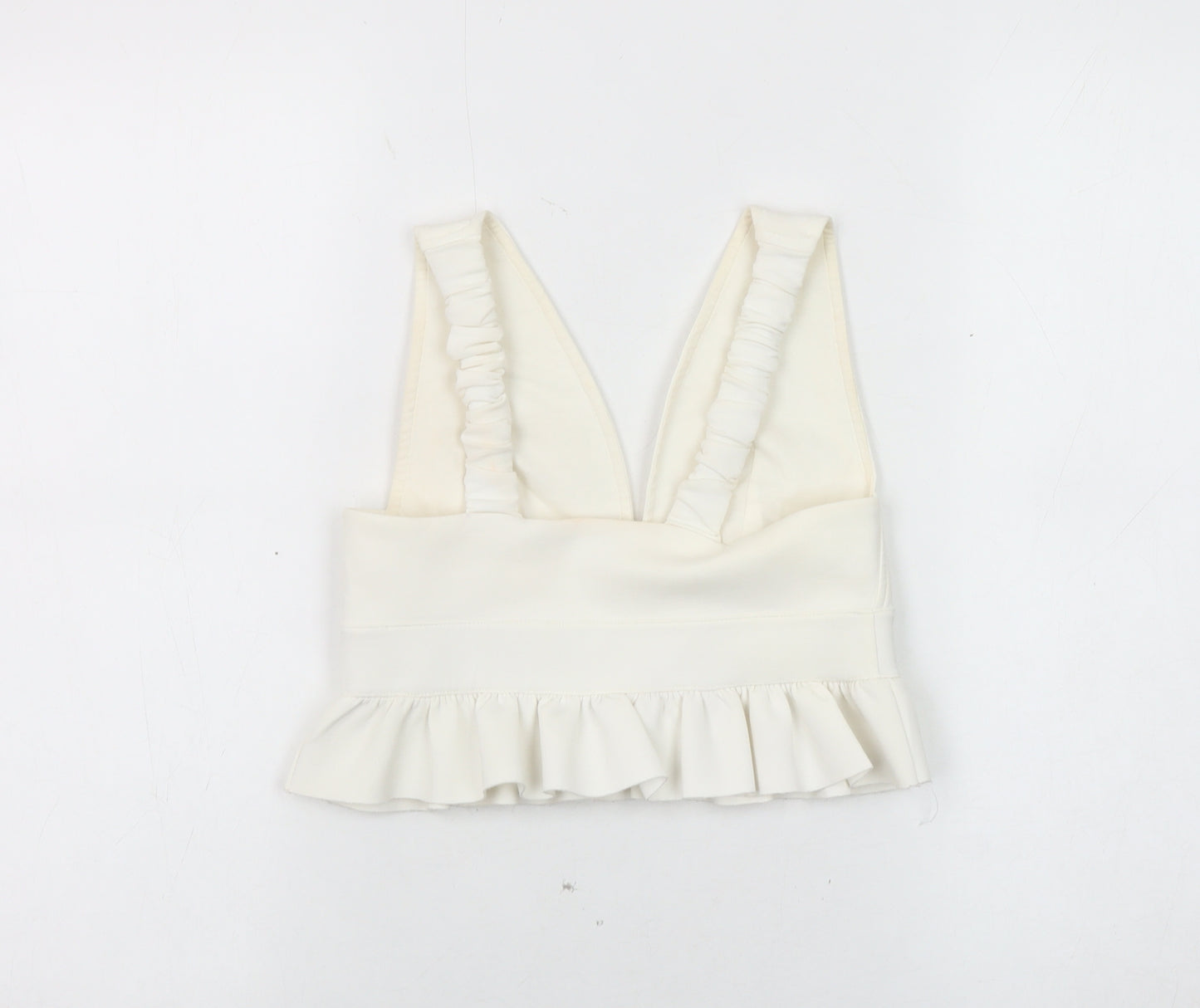 River Island Women Ivory Cropped Top Size 6