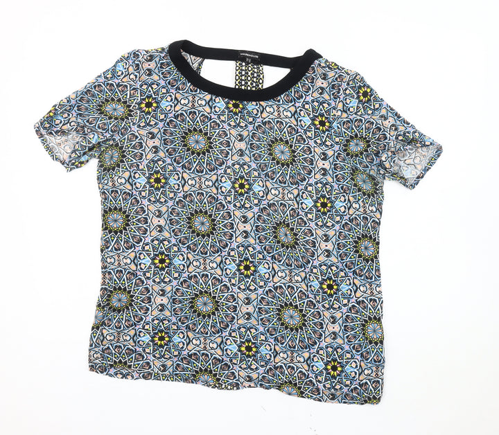 Warehouse Women's Multicolour Geometric Blouse Size 12