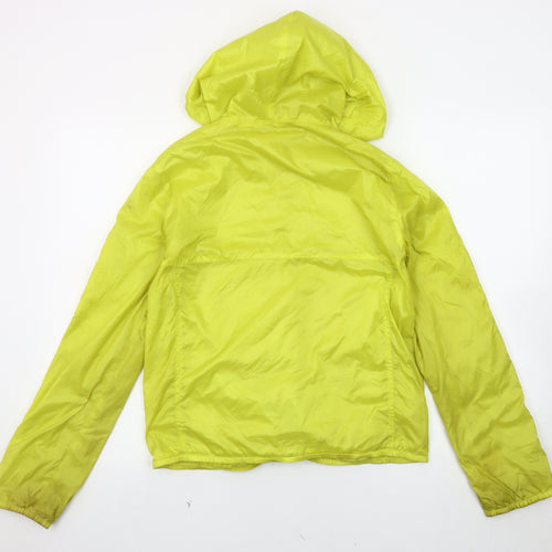 Karen Millen Women's Yellow Windbreaker Jacket Size 8