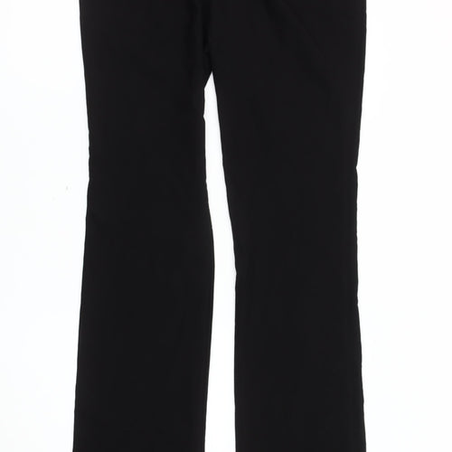 Topshop Black Straight Trousers - Women's Size 14