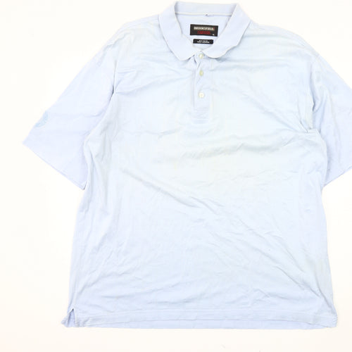 Brooksfield Men's Blue XL Polo Shirt