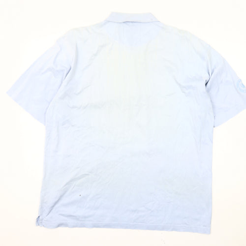 Brooksfield Men's Blue XL Polo Shirt