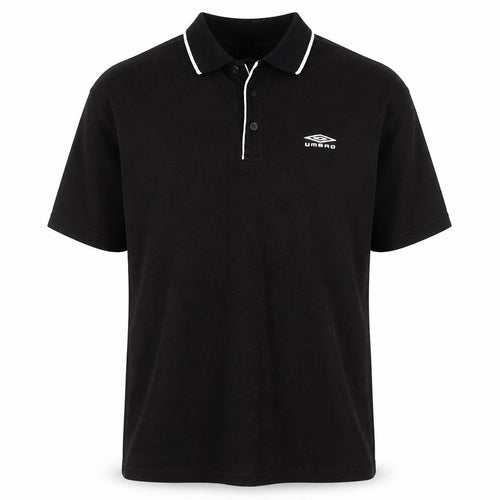 Umbro Men's Black Polo Shirt M - Casual Comfort