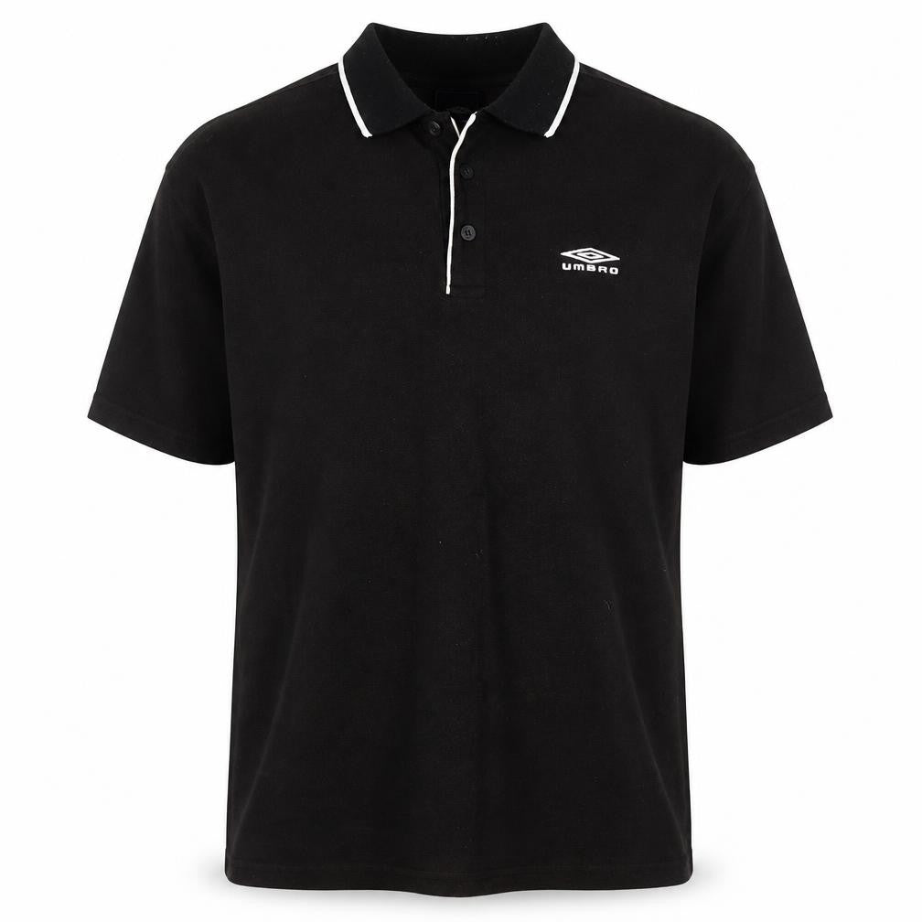 Umbro Men's Black Polo Shirt M - Casual Comfort