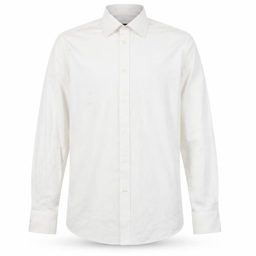Jeff Banks Men's White Slim Fit Button-Up Shirt 15