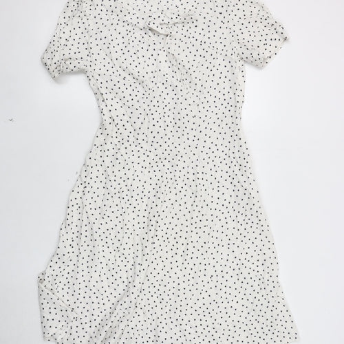 Marks and Spencer Women's White A-Line Dress Size 12