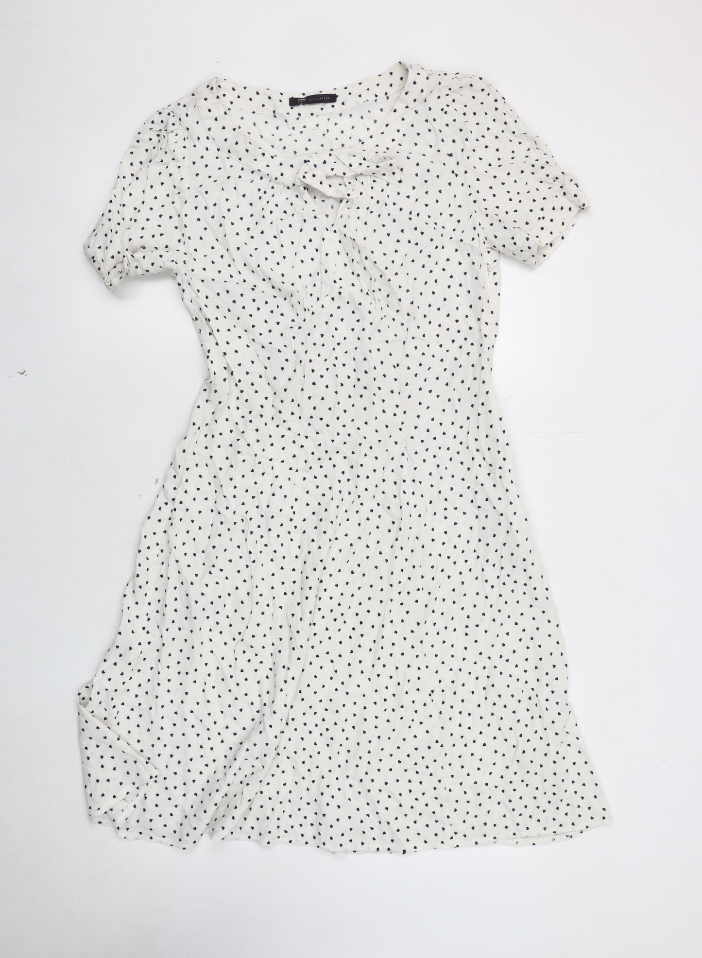 Marks and Spencer Women's White A-Line Dress Size 12