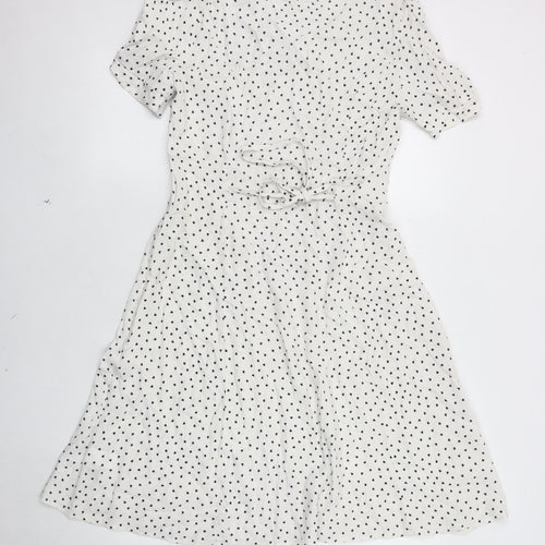 Marks and Spencer Women's White A-Line Dress Size 12