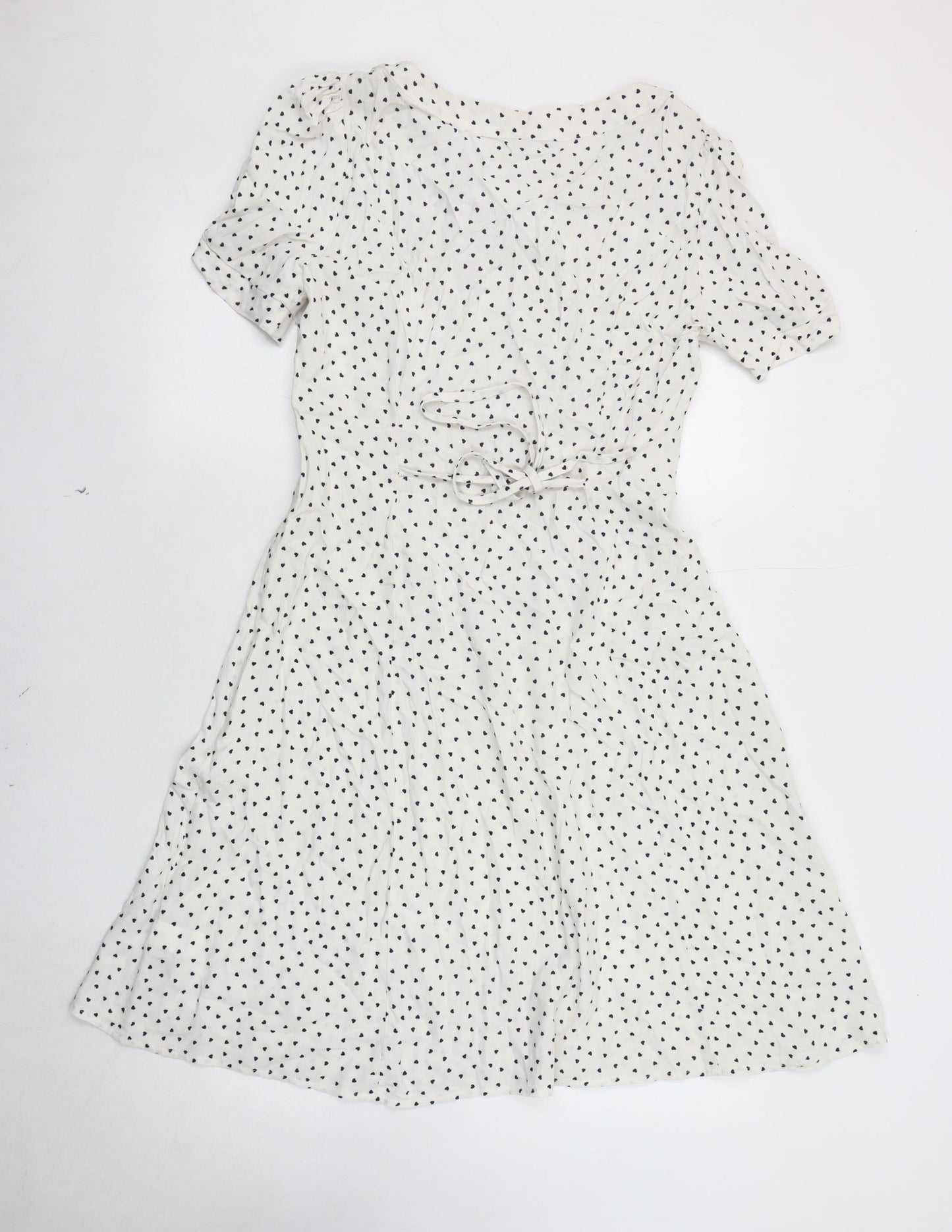 Marks and Spencer Women's White A-Line Dress Size 12