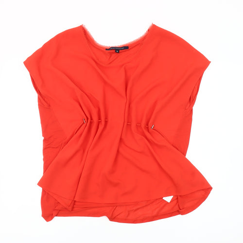 French Connection Women's Red XS Round Neck Top