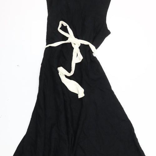 Klass Collection Women's Black Floral Dress, Size 16