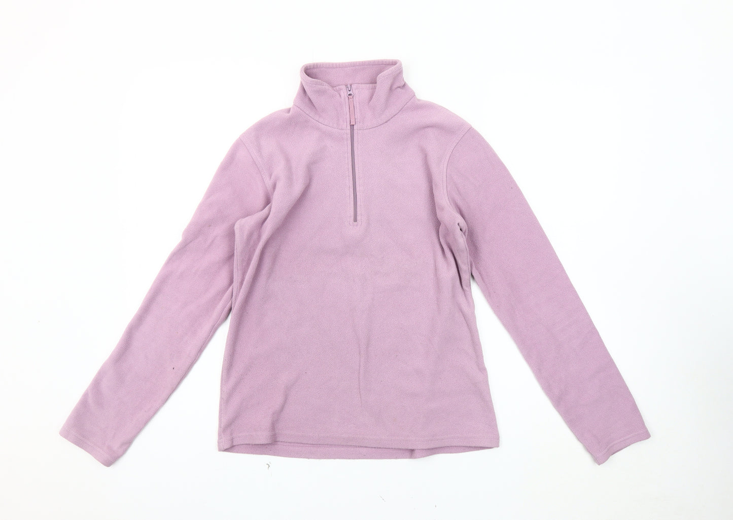 Mountain Warehouse Women's Pink Fleece 1/2 Zip Sweatshirt S