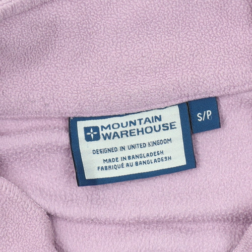 Mountain Warehouse Women's Pink Fleece 1/2 Zip Sweatshirt S