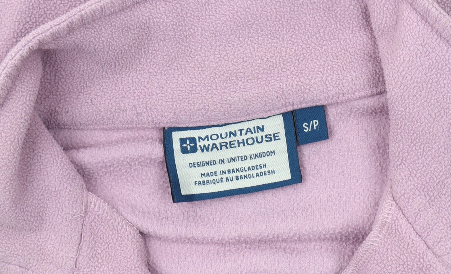 Mountain Warehouse Women's Pink Fleece 1/2 Zip Sweatshirt S