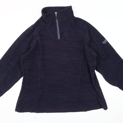 Regatta Women's Blue Pullover Sweatshirt 12 Hiking Casual