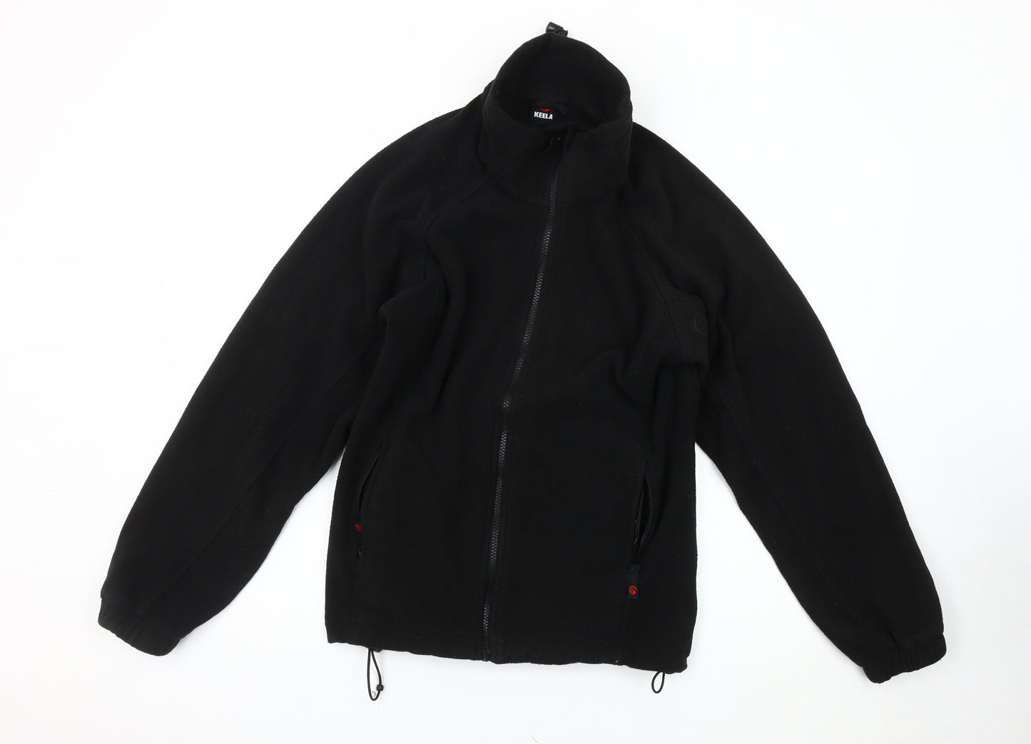 Keela Men's Black Fleece Jacket - Small, Casual Style