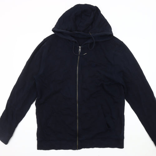 Esprit Men's Blue XL Hooded Basic Jacket