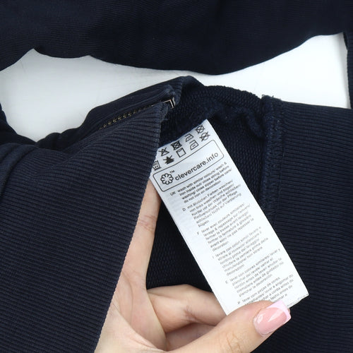 Esprit Men's Blue XL Hooded Basic Jacket