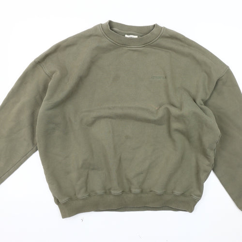 Adanola Women's Green Pullover Sweatshirt Size S