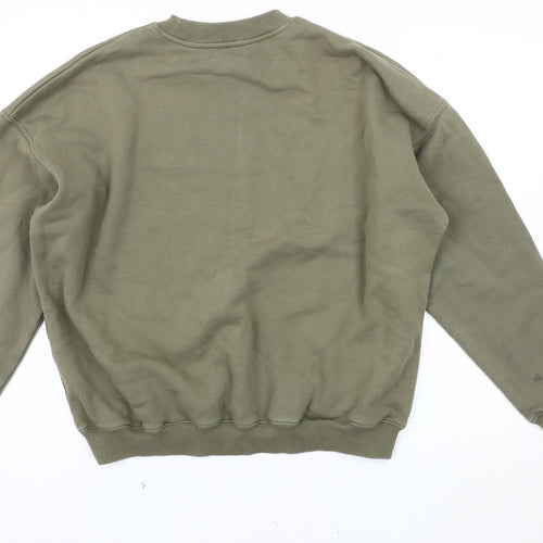 Adanola Women's Green Pullover Sweatshirt Size S