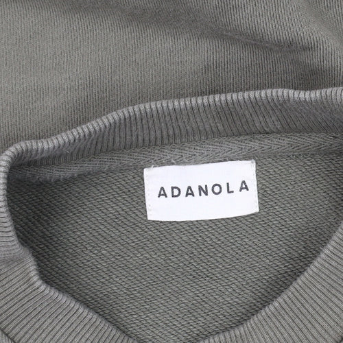 Adanola Women's Green Pullover Sweatshirt Size S