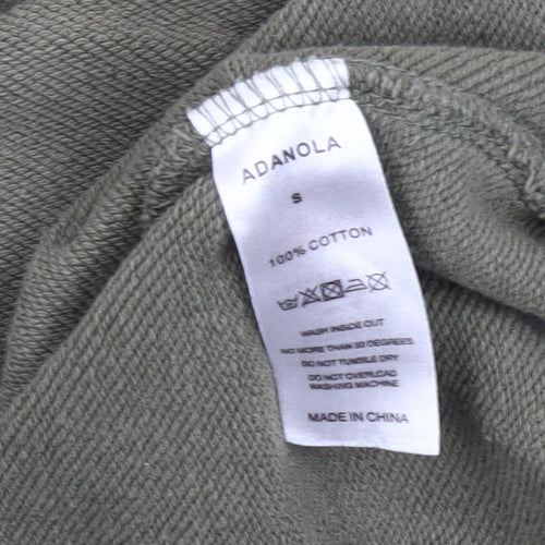 Adanola Women's Green Pullover Sweatshirt Size S