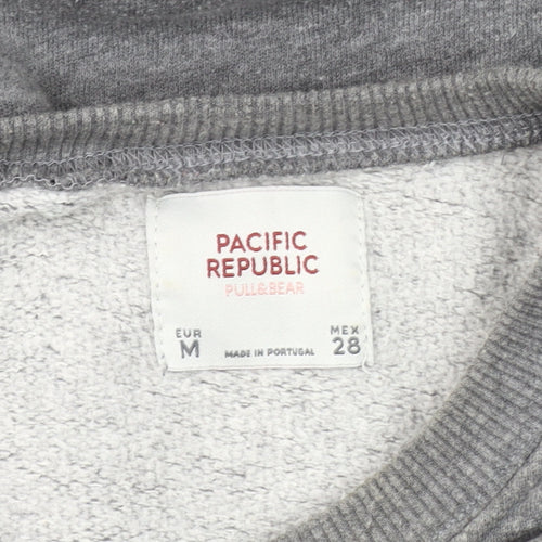 Pacific Republic Men's Grey Multicoloured M Sweatshirt