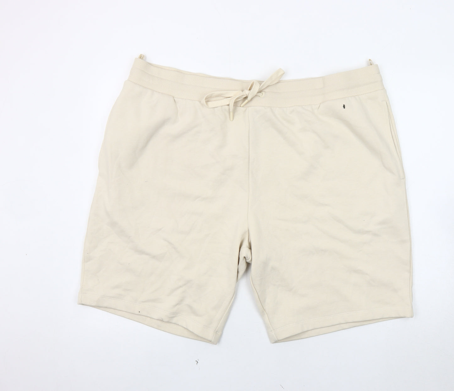 Marks and Spencer Men Beige Athletic Shorts 3XL