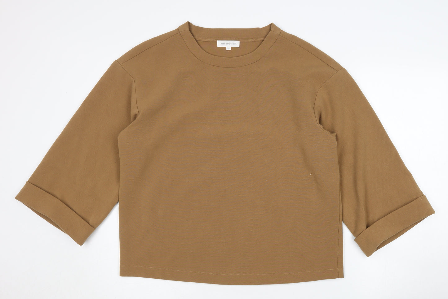 Moss Copenhagen Women's Brown XS Pullover Sweatshirt