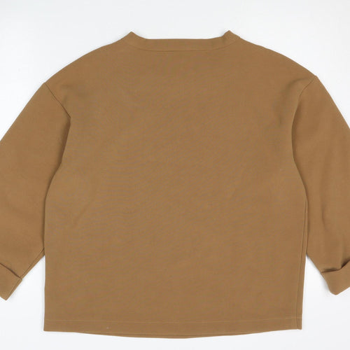 Moss Copenhagen Women's Brown XS Pullover Sweatshirt