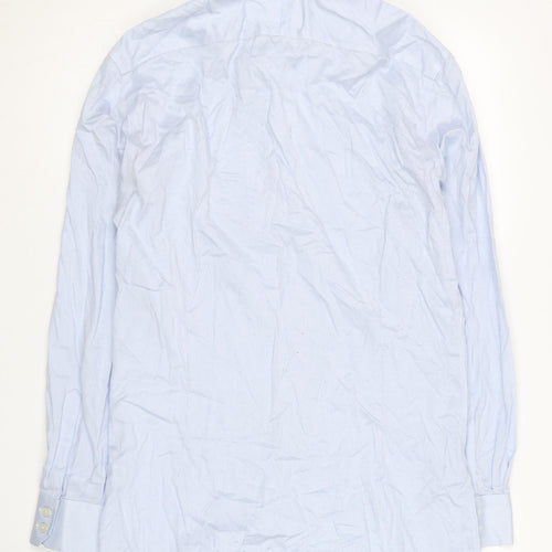 Charles Tyrwhitt Men's Blue Extra-Slim Casual Shirt 15