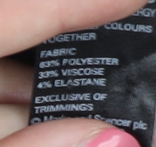 Marks and Spencer Women's Black Trousers Size 8