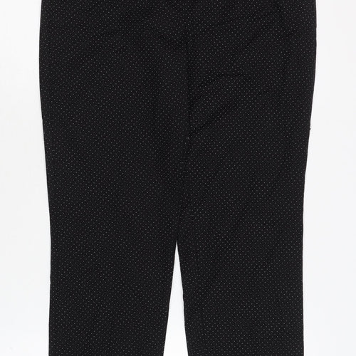 Hilary Radley Women's Black Cropped Trousers, Size 8