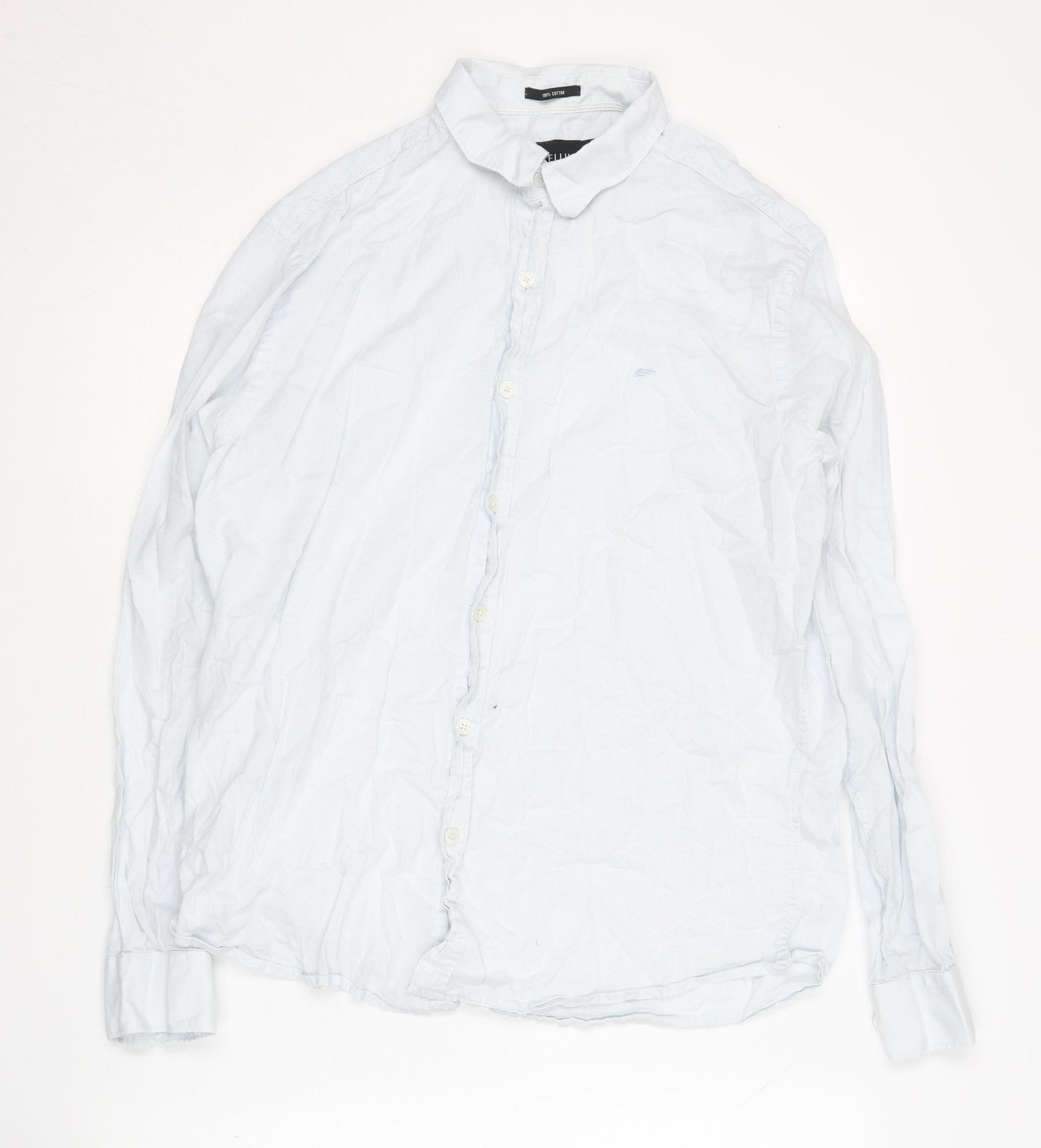 Ellus Men's White Cotton Classic Shirt M