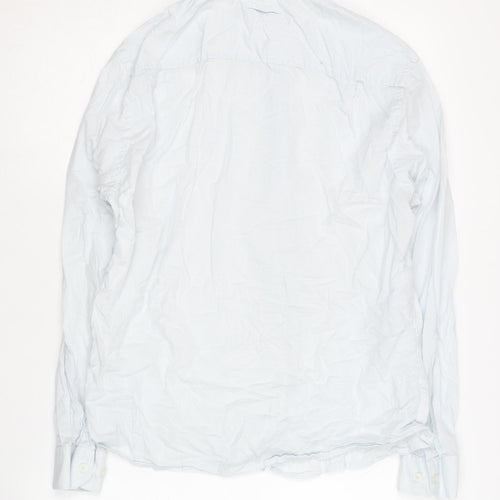 Ellus Men's White Cotton Classic Shirt M