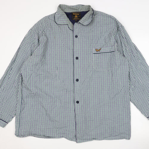 Wolsey Men's Multicoloured Check XL Pyjama Top