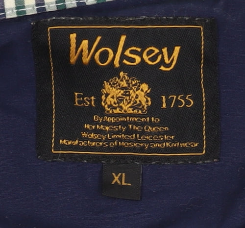 Wolsey Men's Multicoloured Check XL Pyjama Top