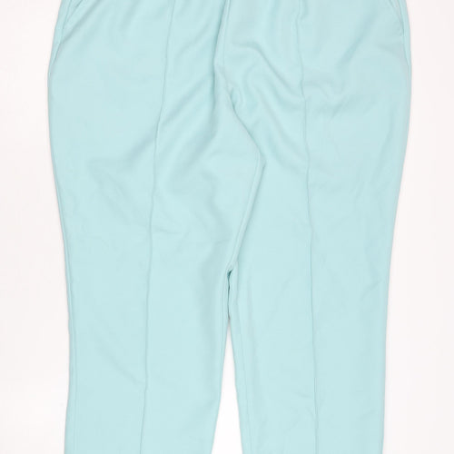 Damart Women's Blue Trousers Size 22 Elastic Waist