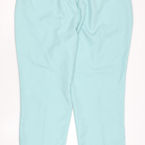 Damart Women's Blue Trousers Size 22 Elastic Waist