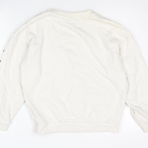 Adidas Women's White Pullover Sweatshirt Size 6