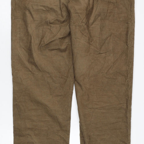 Marks and Spencer Men's Brown Corduroy Trousers 32/33
