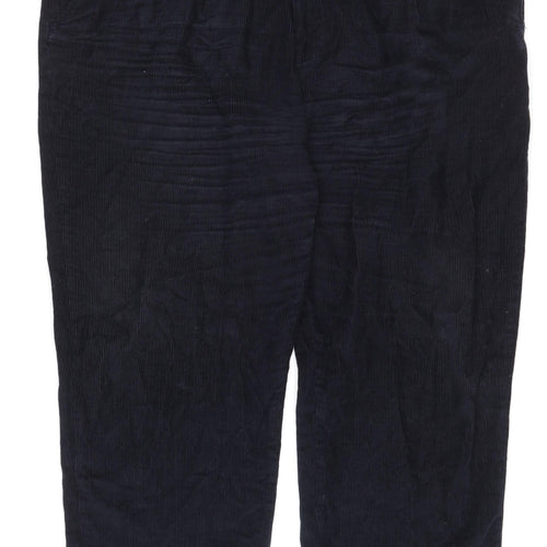 Clifford James Men's Blue Corduroy Trousers, Size 44