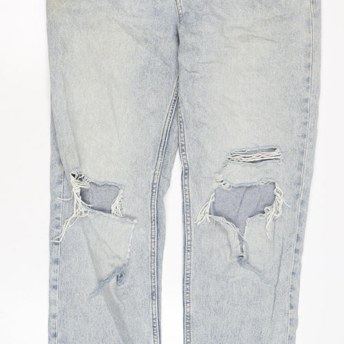 H&M Women's Blue Straight Jeans Size 10