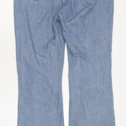 ASOS Women's Blue Straight Jeans, 8XL, Distressed, Good Condition